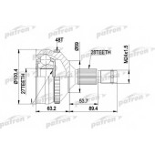 Шарнирный комплект приводного вала PATRON PCV1180