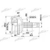 Шарнирный комплект приводного вала PATRON PCV1214