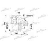 Шарнирный комплект приводного вала PATRON PCV1239