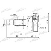 Шарнирный комплект приводного вала PATRON PCV1307