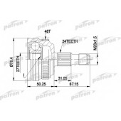 Шарнирный комплект приводного вала PATRON PCV1367