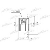 Шарнирный комплект приводного вала PATRON PCV1391