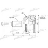 Шарнирный комплект приводного вала PATRON PCV1436