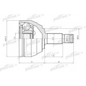 Шарнирный комплект приводного вала PATRON PCV1495