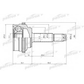 Шарнирный комплект приводного вала PATRON PCV1527