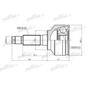 Шарнирный комплект приводного вала PATRON PCV1654
