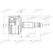 Шарнирный комплект приводного вала PATRON PCV2006