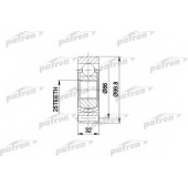 Шарнирный комплект приводного вала PATRON PCV3020