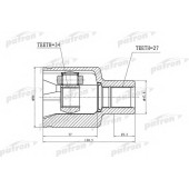Пыльник приводного вала PATRON PCV3022