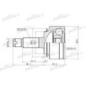 Шарнирный комплект приводного вала PATRON PCV9744