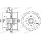 Тормозной барабан PATRON PDR1057