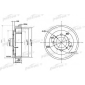 Тормозной барабан PATRON PDR1112