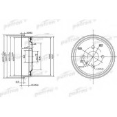 Тормозной барабан PATRON PDR1118