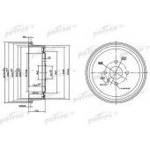 Тормозной барабан PATRON PDR1122