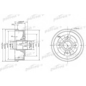 Тормозной барабан PATRON PDR1146