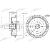Тормозной барабан PATRON PDR1198