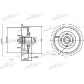 Тормозной барабан PATRON PDR1200