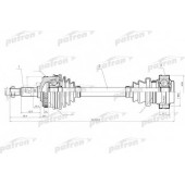 Приводной вал PATRON PDS0173