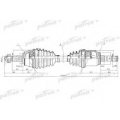 Приводной вал PATRON PDS0635