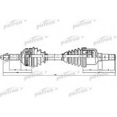 Приводной вал PATRON PDS1257