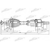 Приводной вал PATRON PDS1291
