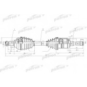 Приводной вал PATRON PDS4621