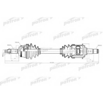 Приводной вал PATRON 80-6221 / PDS6221