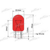 Лампа накаливания WY21W 12В 21Вт PATRON PLWY21W