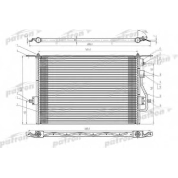 Конденсатор кондиционера PATRON PRS1068