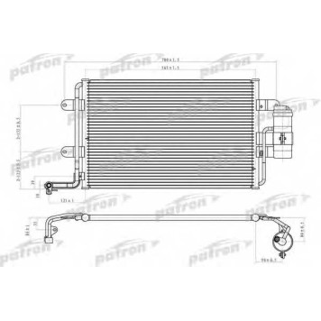 Конденсатор кондиционера PATRON PRS1069