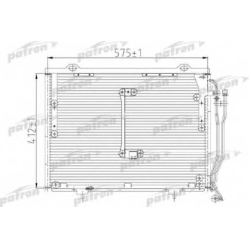 Конденсатор кондиционера PATRON PRS1084