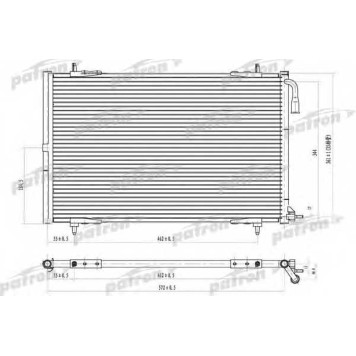 Конденсатор кондиционера PATRON PRS1089