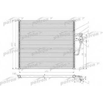 Конденсатор кондиционера PATRON PRS1124