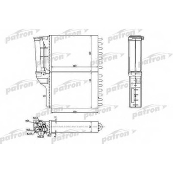 Радиатор отопления салона PATRON PRS2006