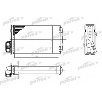 Радиатор отопления салона PATRON PRS2064