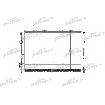 Радиатор охлаждения двигателя PATRON PRS3515