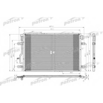 Конденсатор кондиционера PATRON PRS3622
