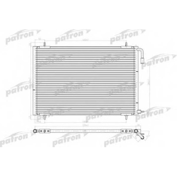 Конденсатор кондиционера PATRON PRS3634