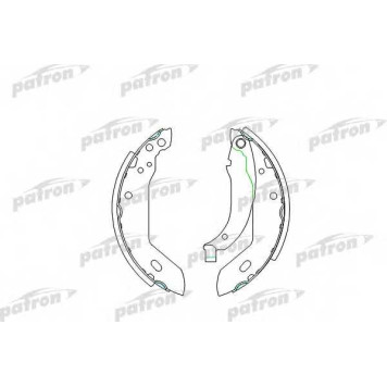 Комплект тормозных колодок задний для PEUGEOT 205, 309 / RENAULT 11, 18, 19, 9, CLIO, RAPID, SUPER 5 <b>PATRON PSP183</b>
