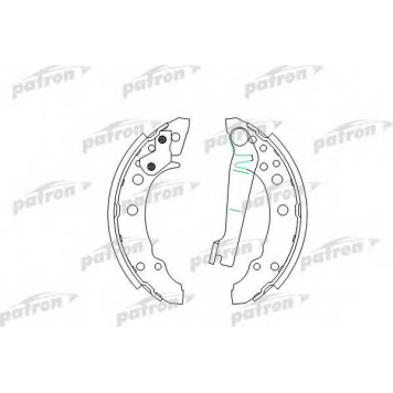 Комплект тормозных колодок задний для AUDI 100, 50, 80, A2 / VW DERBY, GOLF, JETTA, LUPO, PASSAT, POLO, SANTANA, SCIROCCO <b>PATRON PSP191</b>