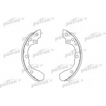 Комплект тормозных колодок задний для MAZDA 626(GC) <b>PATRON PSP210</b>