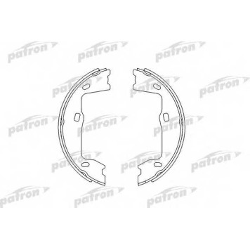 Комплект колодок стояночной тормозной системы PATRON PSP227