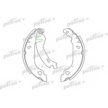 Комплект тормозных колодок задний для FIAT PUNTO(176,176C,176L), TEMPRA S.W.(159), TEMPRA(159), TIPO(160) / LANCIA DEDRA(835), DELTA(836), Y(840A) <b>PATRON PSP263</b>