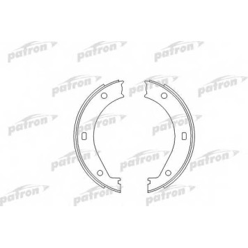 Комплект колодок стояночной тормозной системы PATRON PSP272