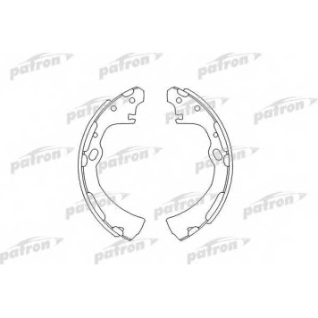Комплект тормозных колодок задний для NISSAN PICKUP(D21), TERRANO(WD21), URVAN(E24), VANETTE(C22) <b>PATRON PSP282</b>
