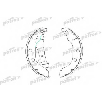 Колодки тормозные дисковые передний для FORD ECONOVAN(KAA,KBA,KCA) / MAZDA E-SERIE(SR1,SR2) <b>PATRON PSP547</b>