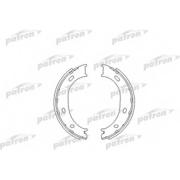 Комплект колодок стояночной тормозной системы PATRON PSP624