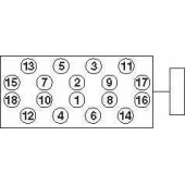 Комплект болтов головки цилидра PAYEN HBS042