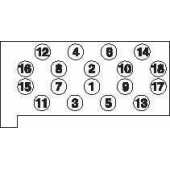 Комплект болтов головки цилидра PAYEN HBS058