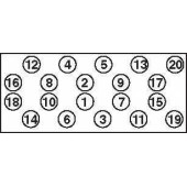 Комплект болтов головки цилидра PAYEN HBS216